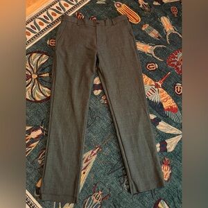 Van Heusen Gray Dress Pants Sleek Design